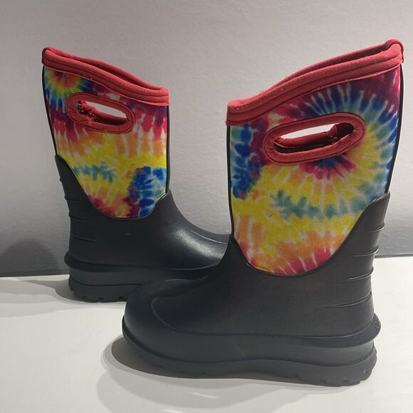 Bogs Tye dye Boots Toddler 12 Unisex Rainbow - Picture 2 of 8